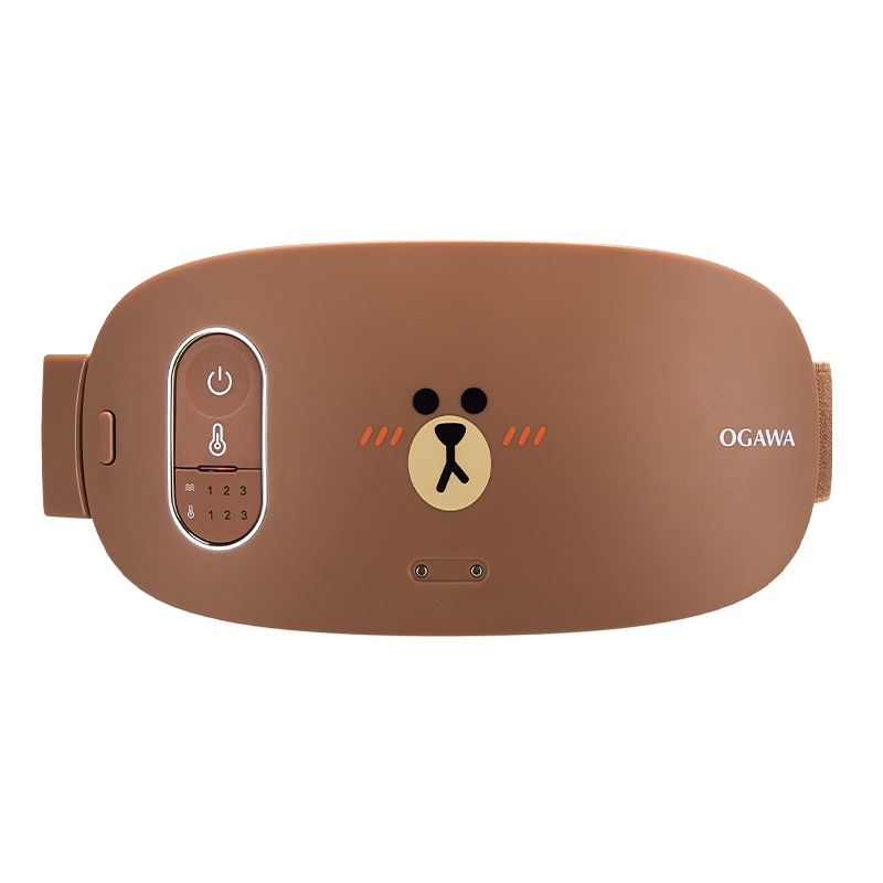 OGAWA奥佳华LINE FRIENDS暖宫宝OG2502大姨妈神器暖宫暖胃护腰带缓解痛经暖宫按摩带