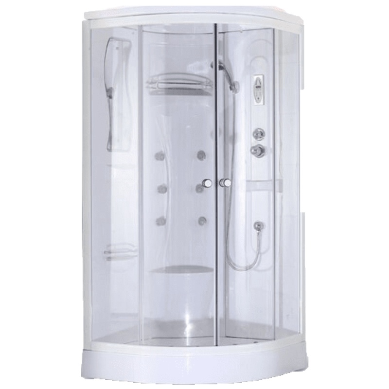 整体淋浴房浴室卫生间 沐浴洗澡间长方形浴缸弧形钢化玻璃安心抵