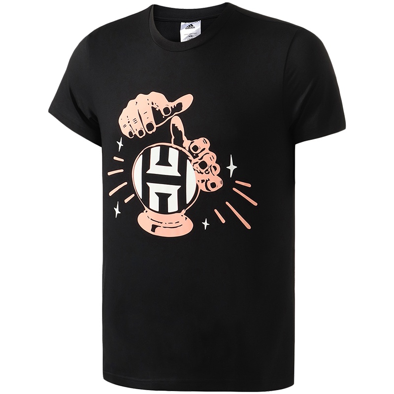 阿迪达斯男短袖T恤篮球文化休闲运动服DX6926