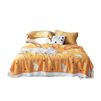 [Roksa Ballot] 60s兰精天丝夏凉被印花简约双人薄被芯冰丝凉感空调被 200*230cm天丝夏被LS