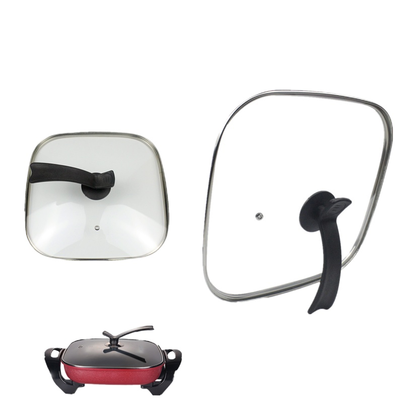 JK-45H01-A(0)/45H02-A(0)电火锅盖子方形锅盖/钢化玻璃盖子 国泰家和 方形锅盖 30x30cm