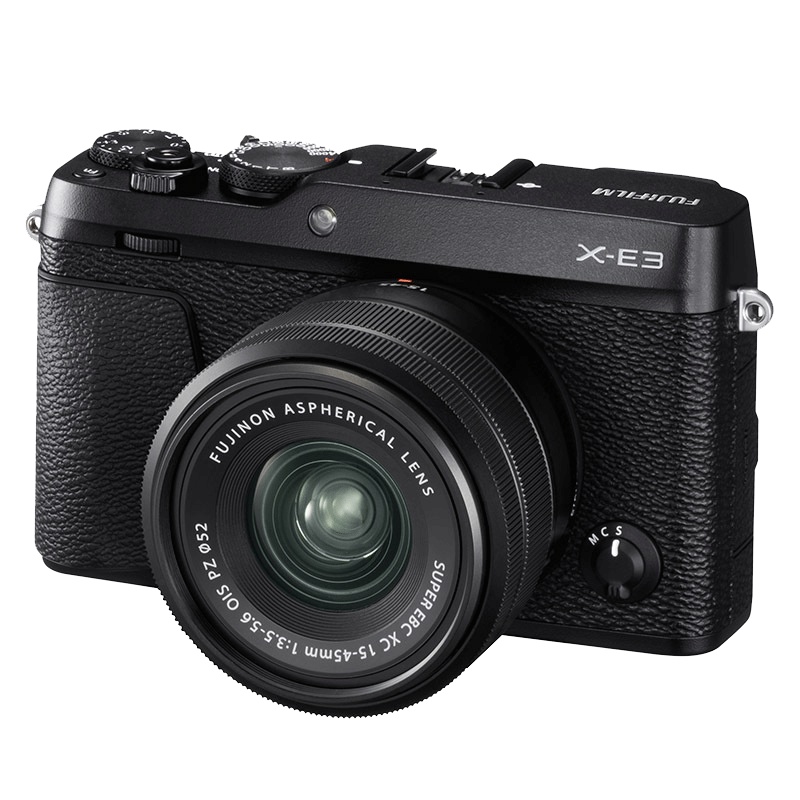 富士(FUJIFILM)X-E3(XC15-45MM) 黑色 微单套机 单镜头套装 XE3