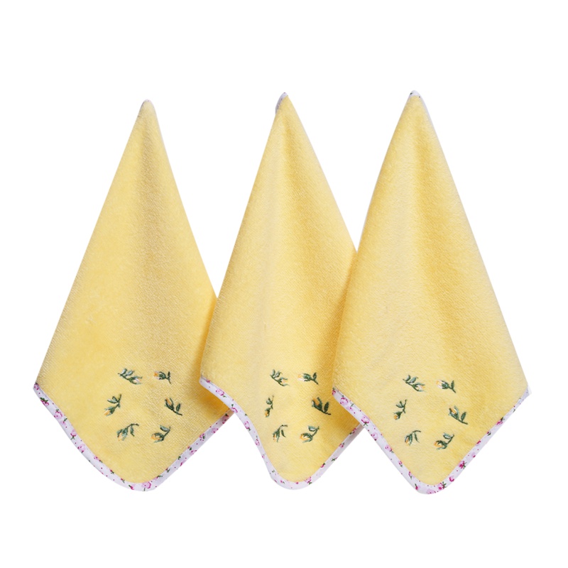 (两条装)金号小毛巾 纯棉四方方巾柔软吸水洗脸巾美容面巾22*22cm