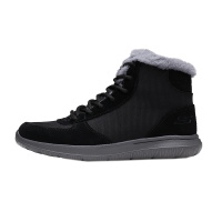 skechers斯凯奇女鞋GO WALK轻质靴子加绒中帮毛靴厚底短靴14296