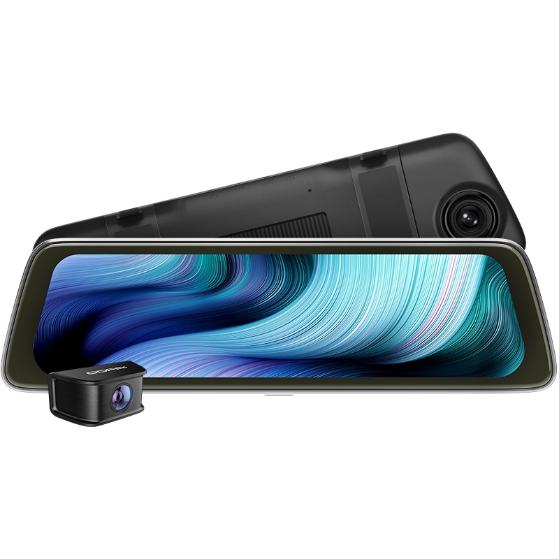 盯盯拍 流媒体后视镜行车记录仪mola E3 10英寸大屏 1440P高清 前后双录 语音声控 WiFi互联