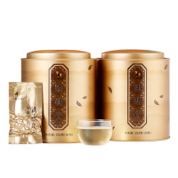 八马茶叶 安溪原产清香型铁观音乌龙茶 双罐礼袋装504g