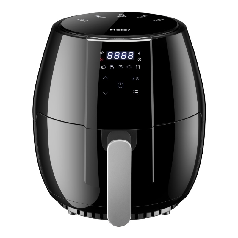 海尔(Haier)空气炸锅A-D38BS家用1350W触控式显示屏大容量4L多功能无油全自动特价炸锅薯条机