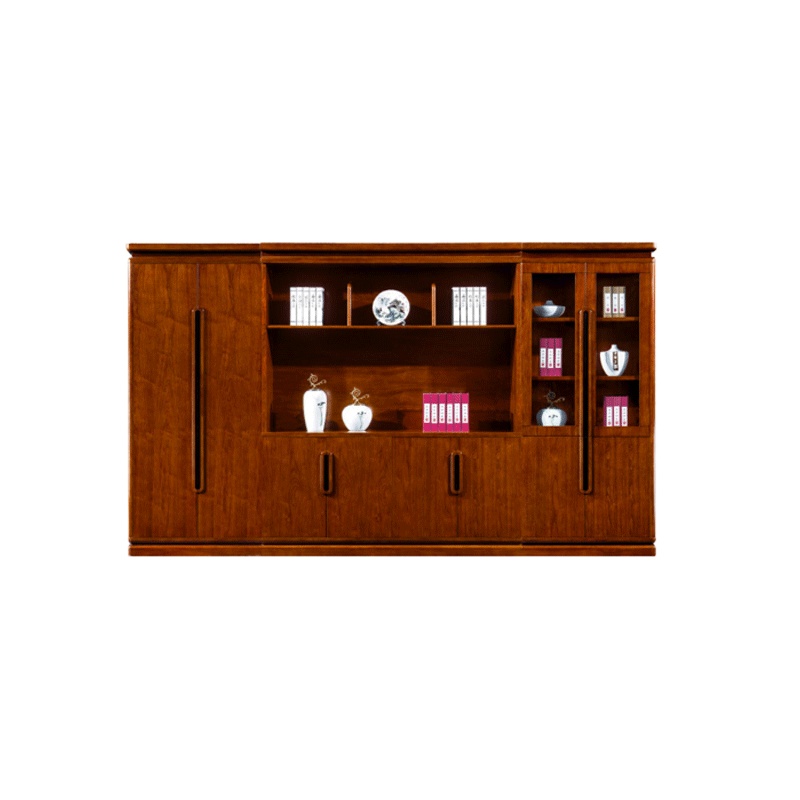 麦格尚 木质文件柜C FWJG-YL018XK 实木油漆文件柜 办公室资料柜 储物柜