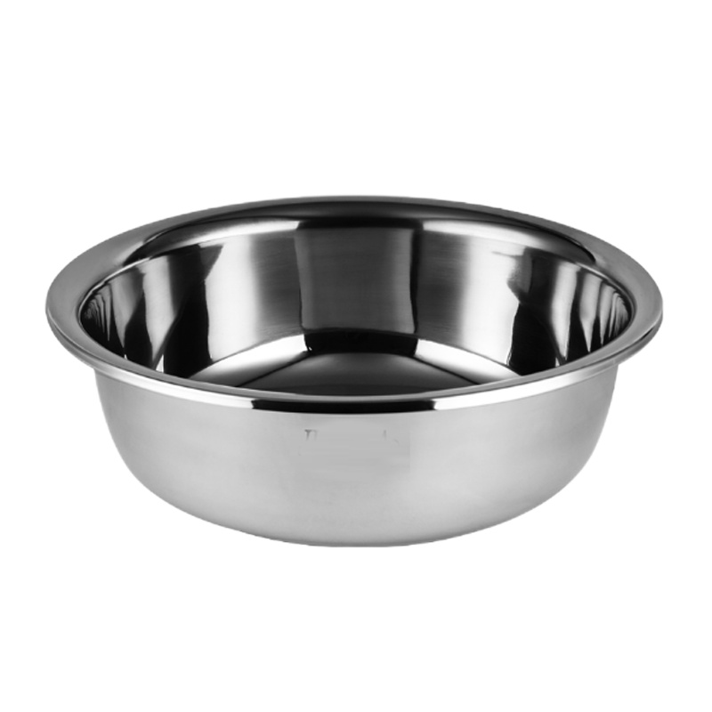 三清 不锈钢脸盆大容量圆形洗菜盆 洗碗盆 洗脚盆 加厚加大洗衣盆