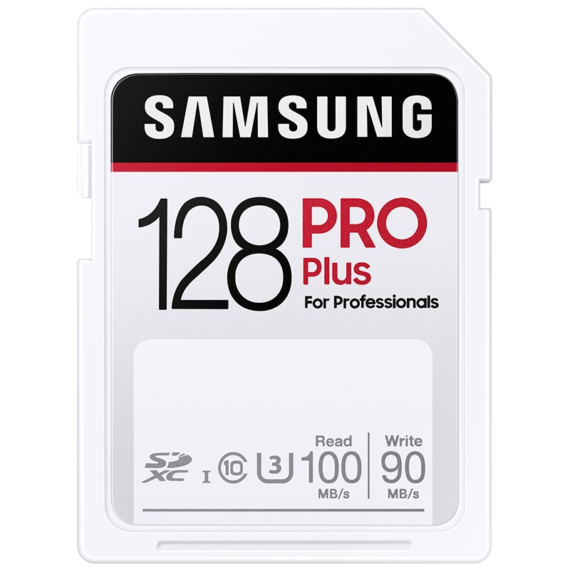三星(SAMSUNG) SD卡128GB PRO Plus 4K高速160M 富士索尼佳能尼康相机 微单反摄像机内存卡