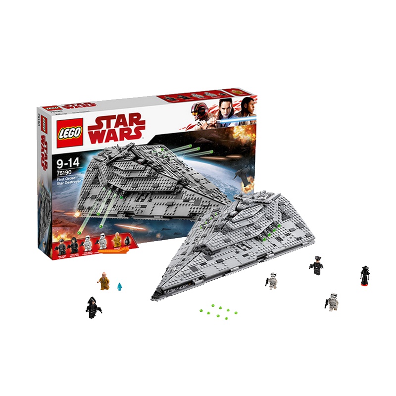 LEGO 乐高 Star Wars星球大战系列 First Order 歼星舰75190 塑料玩具200块以上10岁以上