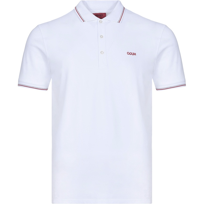 HUGO BOSS 雨果博斯 男士 棉质修身版短袖POLO衫 50425770