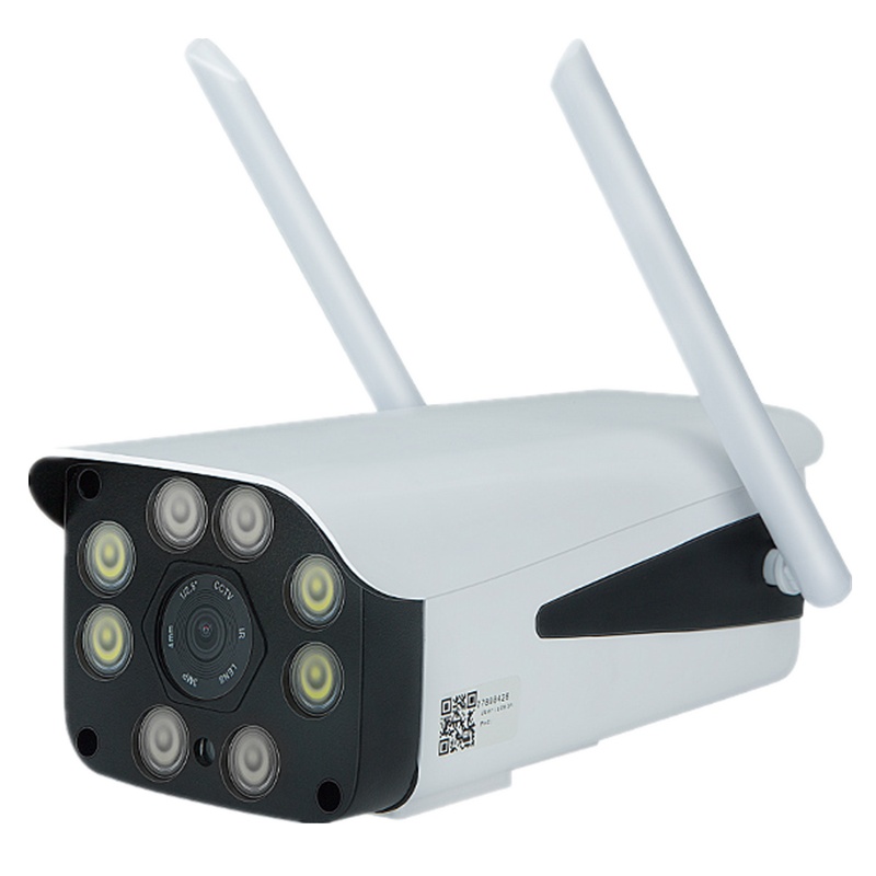 送7天循环监控录像卡无线摄像头连手机远程wifi家用网络室外5MP高清夜视监控器 固定支架特惠版