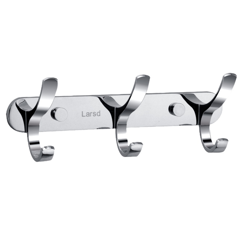 莱尔诗丹(Larsd)六排衣钩 单钩挂钩 衣帽钩 挂衣架 挂衣钩 8013