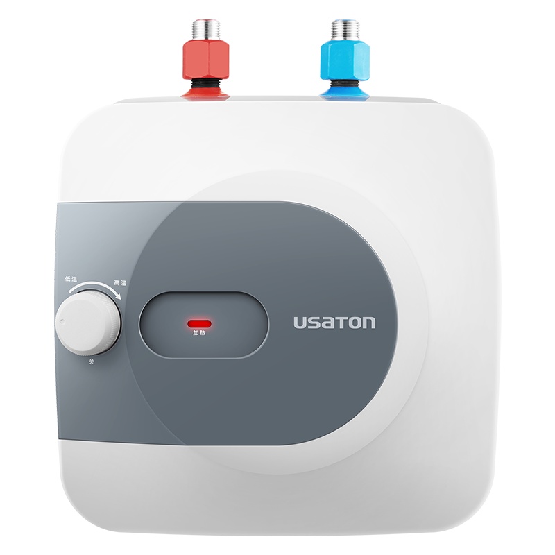 阿诗丹顿小厨宝储水式速热式电热水器6.6L一级能效高效节能1500W上下出水KX66-6J15S 6.6L 1500W