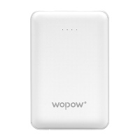 沃品(WOPOW )L02 机线一体迷你移动电源容量10000mAh 白色 (单位:个)