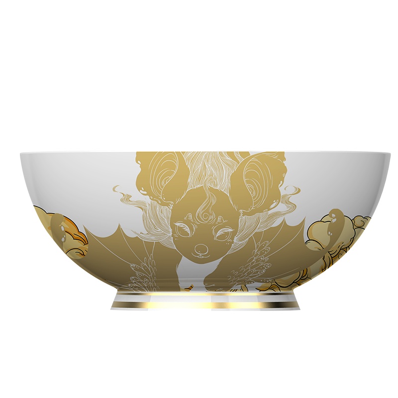 景德镇旗舰店新中式陶瓷十二生肖饭碗套装家用个性餐具