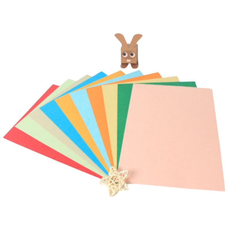 装订封面皮纹纸 银丝纹 A4 200g 浅黄色 50张/本