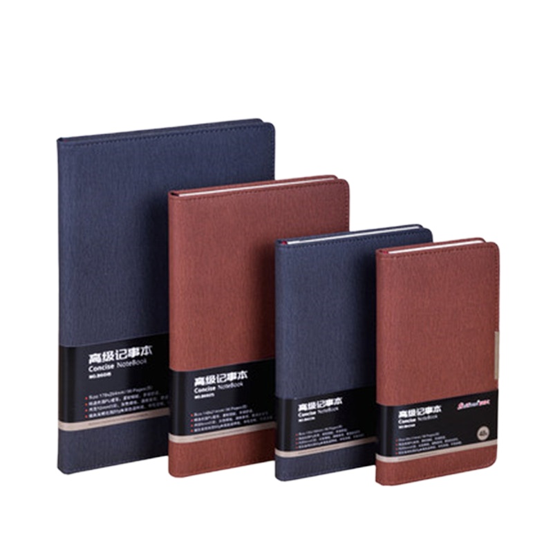 百利文笔记本文具复古加厚大本子 仿皮面商务日记记事本6018