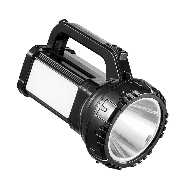 LED强光手电筒 远射手电探照灯充电式 家用防雨水手提灯应急灯大功率