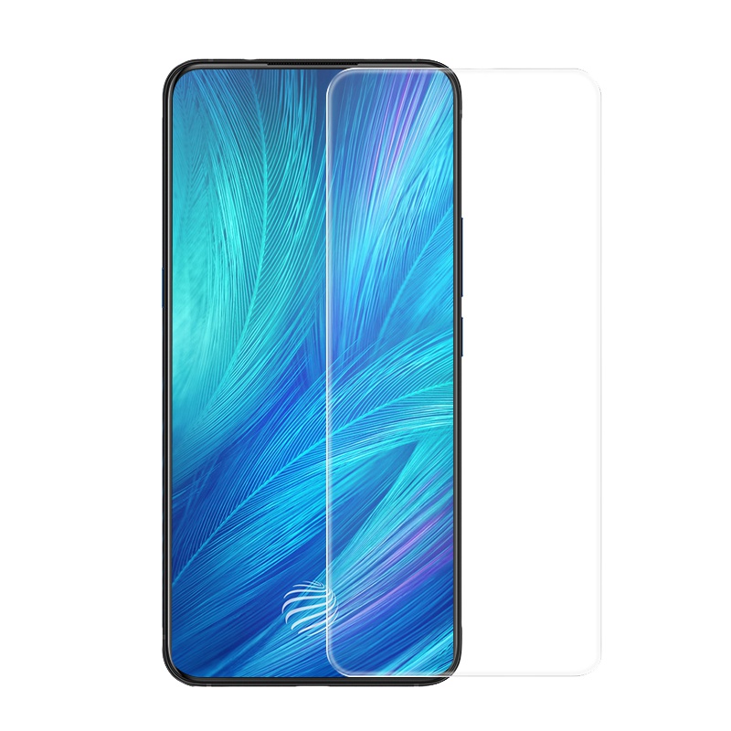 [买2送手机壳]轻万适用vivox27pro钢化膜非全屏玻璃贴膜幻彩版适用防摔