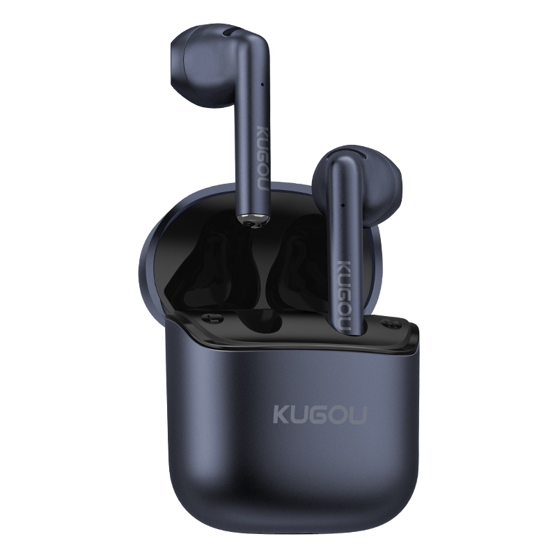 KUGOU酷狗M2蓝牙耳机 深空蓝|蓝牙5.1蓝牙耳塞式耳机跑步运动学习游戏通话降噪超长待机无感佩戴适用苹果安卓