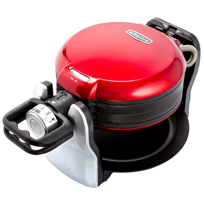 台湾灿坤2909BW旋转式华夫饼机家用松饼机小型可丽饼双面早餐机