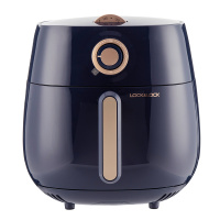 乐扣乐扣(LOCK&LOCK)空气炸锅 家用大容量煎炸锅薯条机电烤箱 多功能无油煎炸烘烤 EJF173BLU 4L