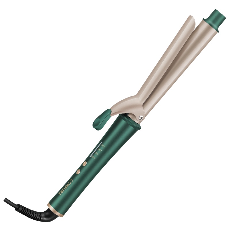 康夫(CONFU)美发器 内扣大波浪 陶瓷釉涂层水波纹四档温控速热卷发棒梨花头女不伤发懒人神器KF-533
