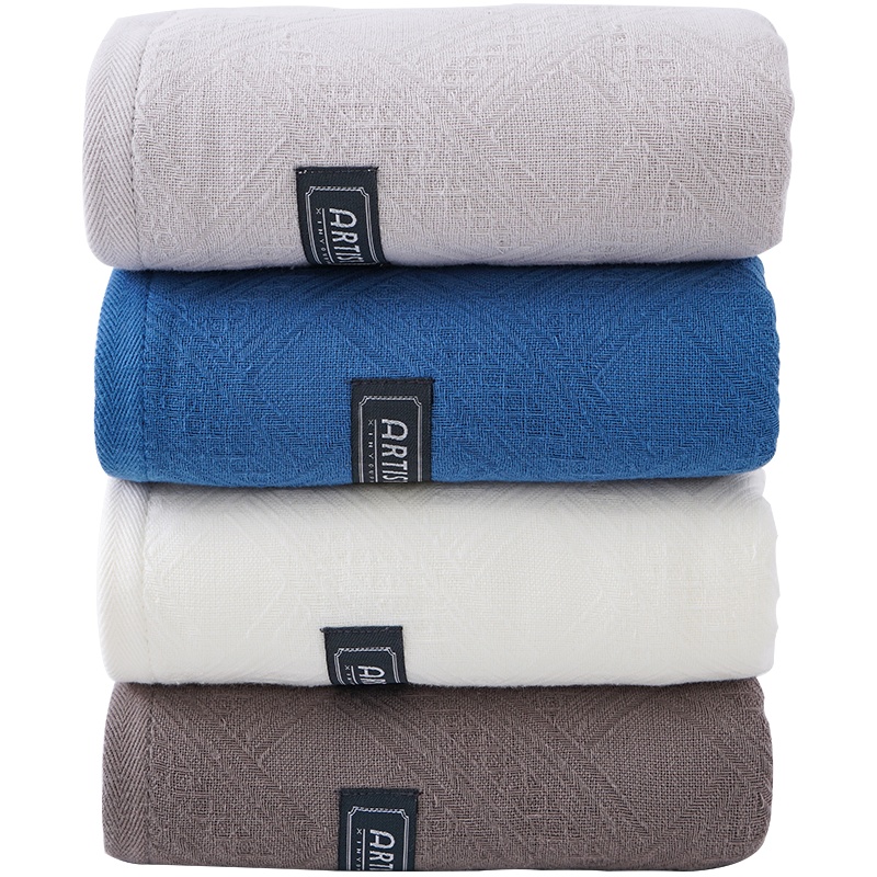 金菁纯棉洛克面巾M4541简约素色男女情侣洗脸毛巾