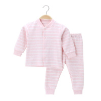 小马波迪秋季新款婴儿衣服立领内衣套装3-12个月男女宝宝纯棉两件套