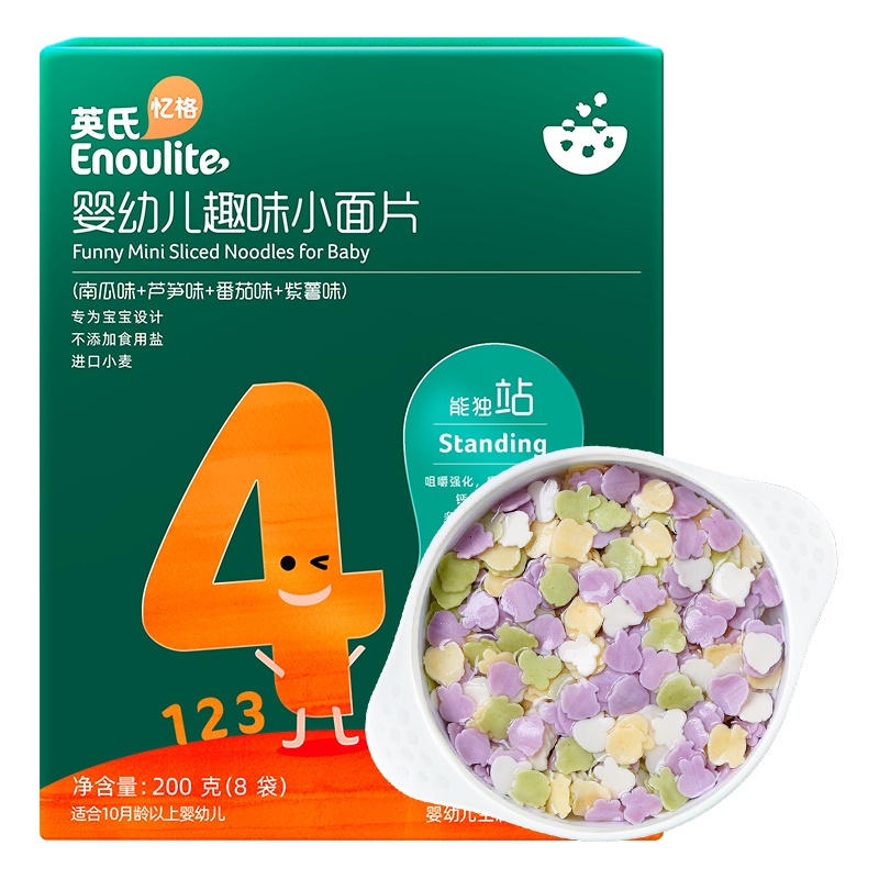 英氏忆格婴幼儿趣味小面片 200g