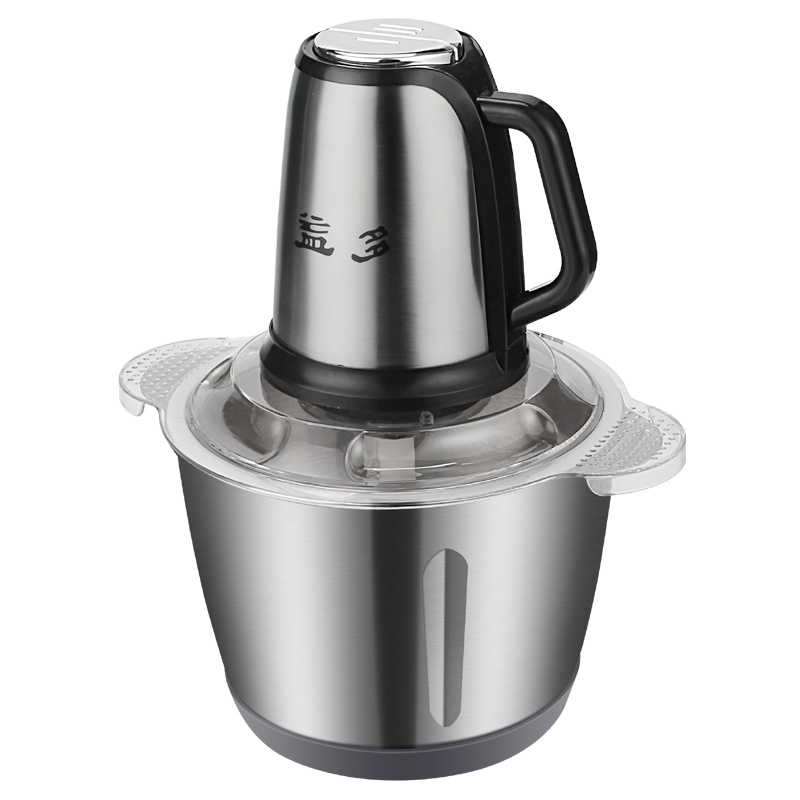 益多 绞肉机家用多功能电动绞馅机饺子料理碎肉机辅食搅拌机不锈钢搅肉打肉蒜蓉切菜机 XS-01 3L