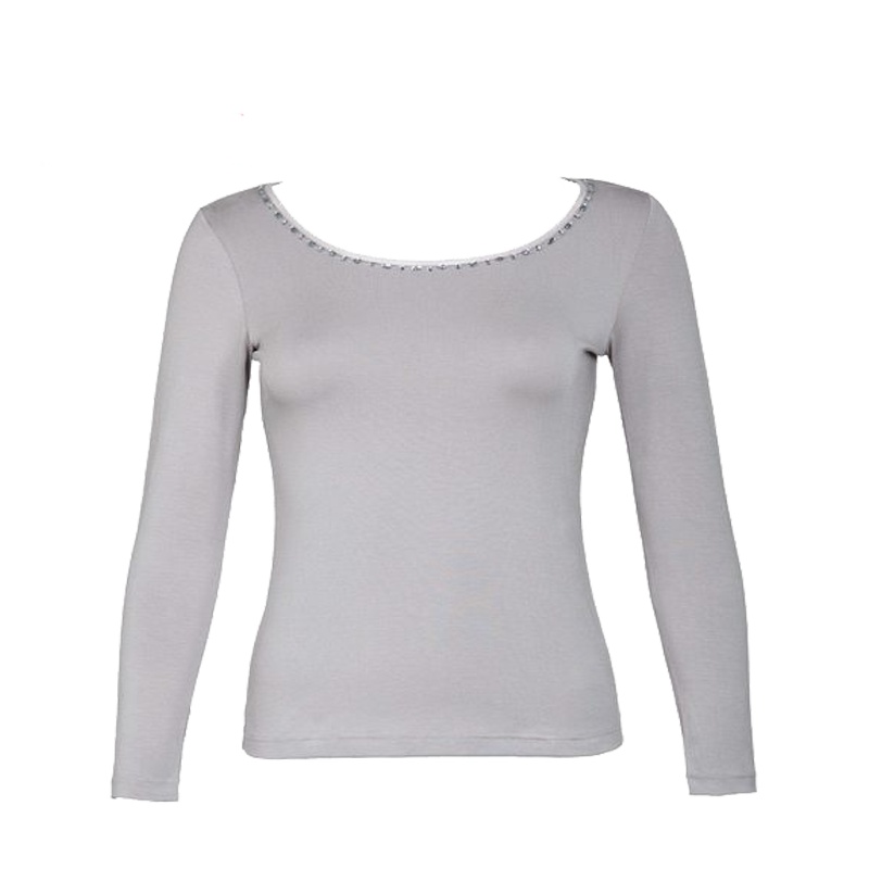 古今/GUJIN专柜正品 时尚圆领低领莫代尔修身保暖衣3C162