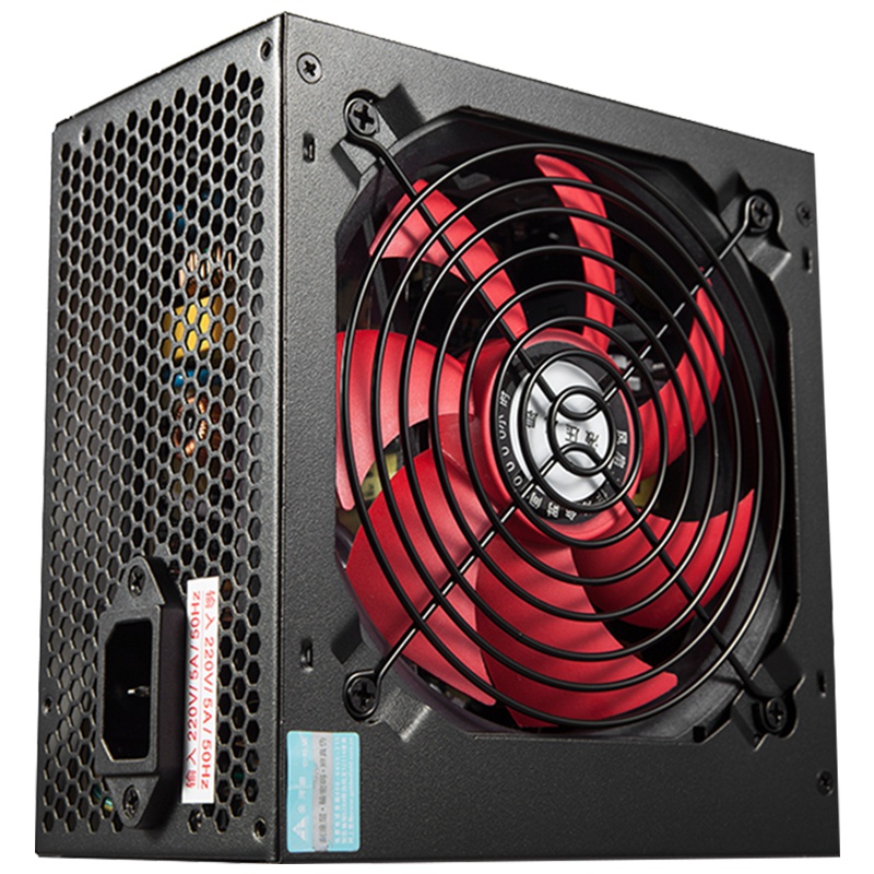 金河田智能芯680GTX电脑主机箱ATX电源无牌台式机电脑电源静音电源额定500w峰值600w