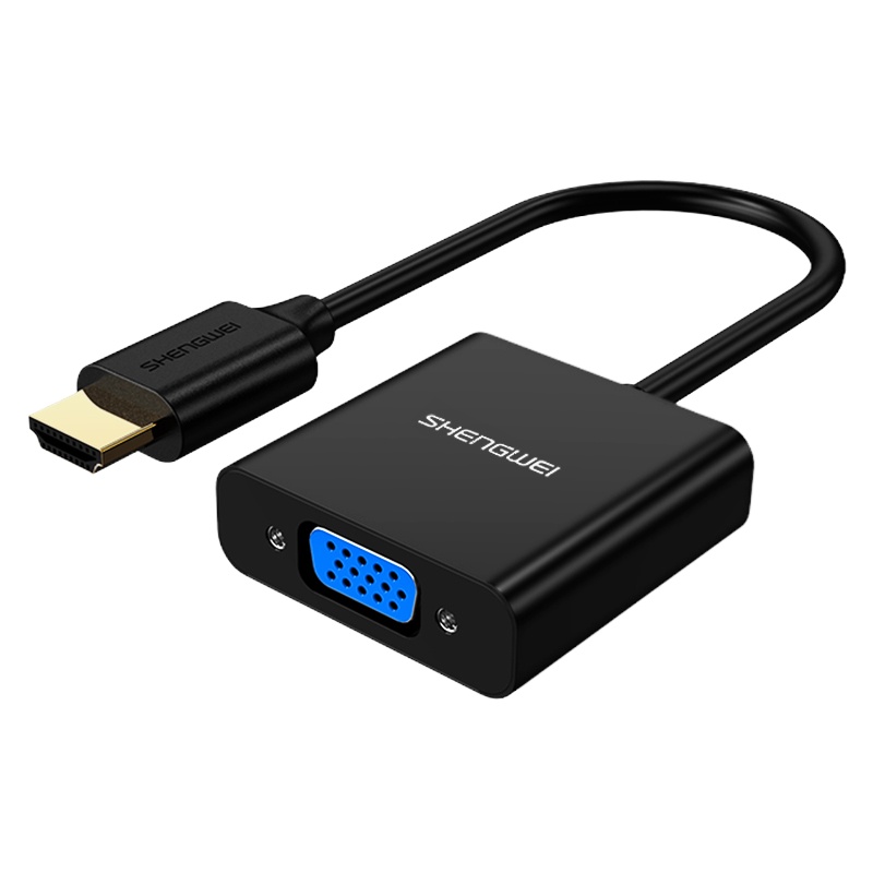 HDMI转VGA线转换器高清视频转接头适配器.