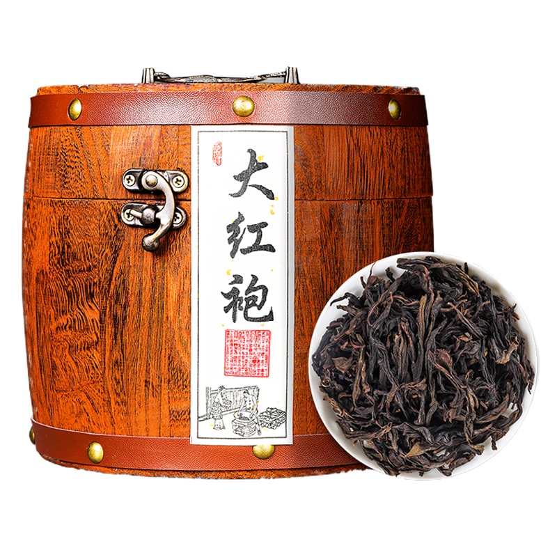 痴福 大红袍武夷岩茶浓香型新茶花香茶叶散装礼盒装300克