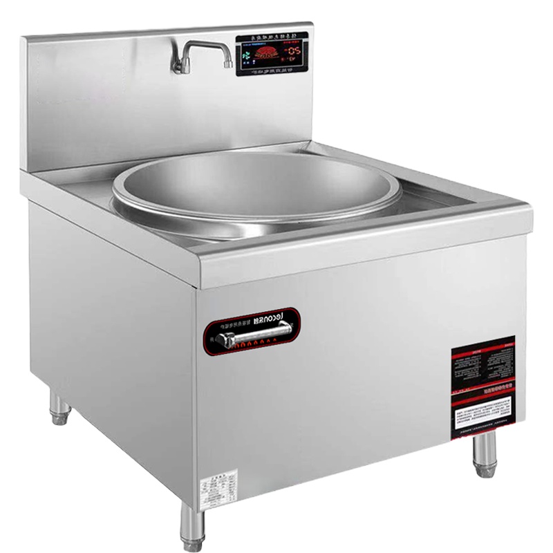 乐创(lecon)商用电磁炉单头电磁大锅灶灶台电炒炉 380V/30KW 1000MM MC-DC30C-10