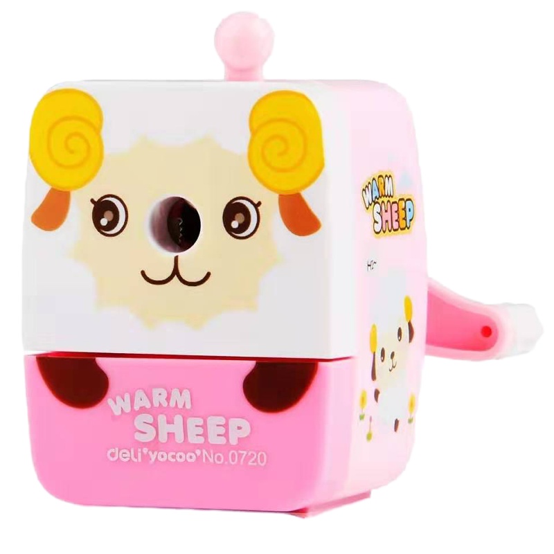 得力0720削笔机手摇铅笔刀(蓝色)