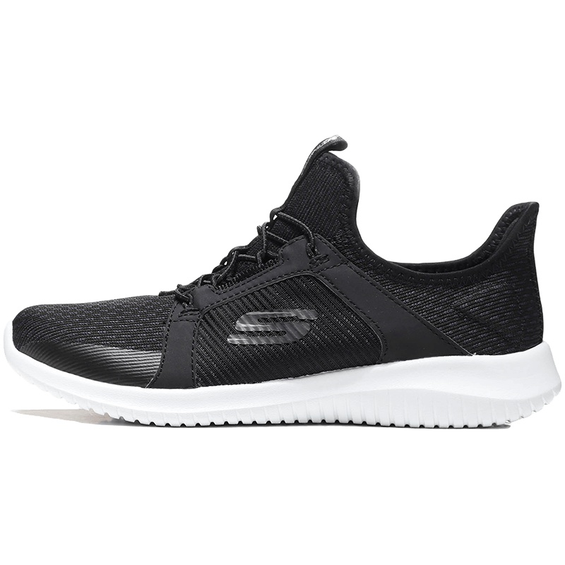 Skechers斯凯奇女鞋休闲鞋时尚轻便一脚蹬运动鞋12832 12832/B/BK全黑色