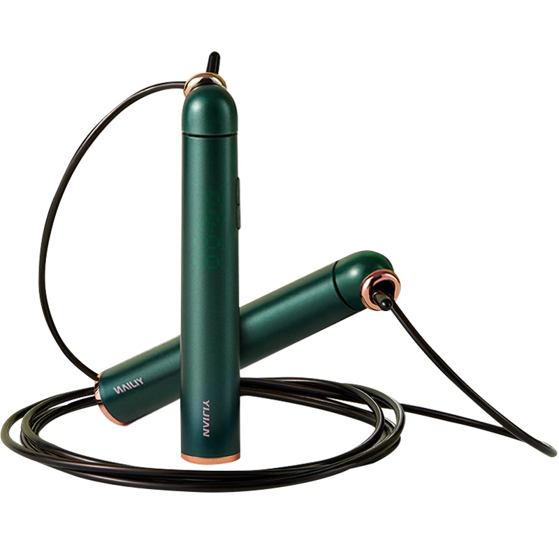 亿健(YIJIAN)智能计数跳绳成人男女无绳跳绳两用 中考训练学生儿童钢丝跳绳