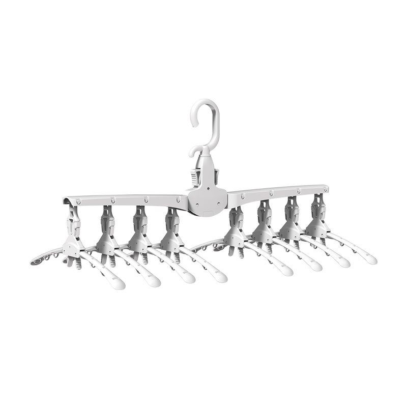 单爱多功能衣架收纳神器晒挂衣架家用晾衣架抖音魔术衣撑多层折叠