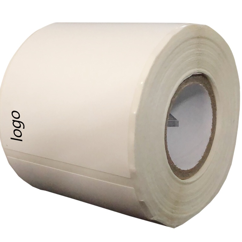 开仰(KAIYANG)DP-65W-LT-SC预印logo吊牌标签不干胶标签纸65*50mm/250片/卷 白色