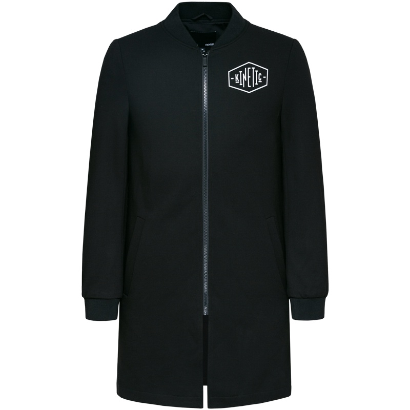 Semir森马风衣男中长款年轻秋季棒球服外套男士修身韩版男装潮流