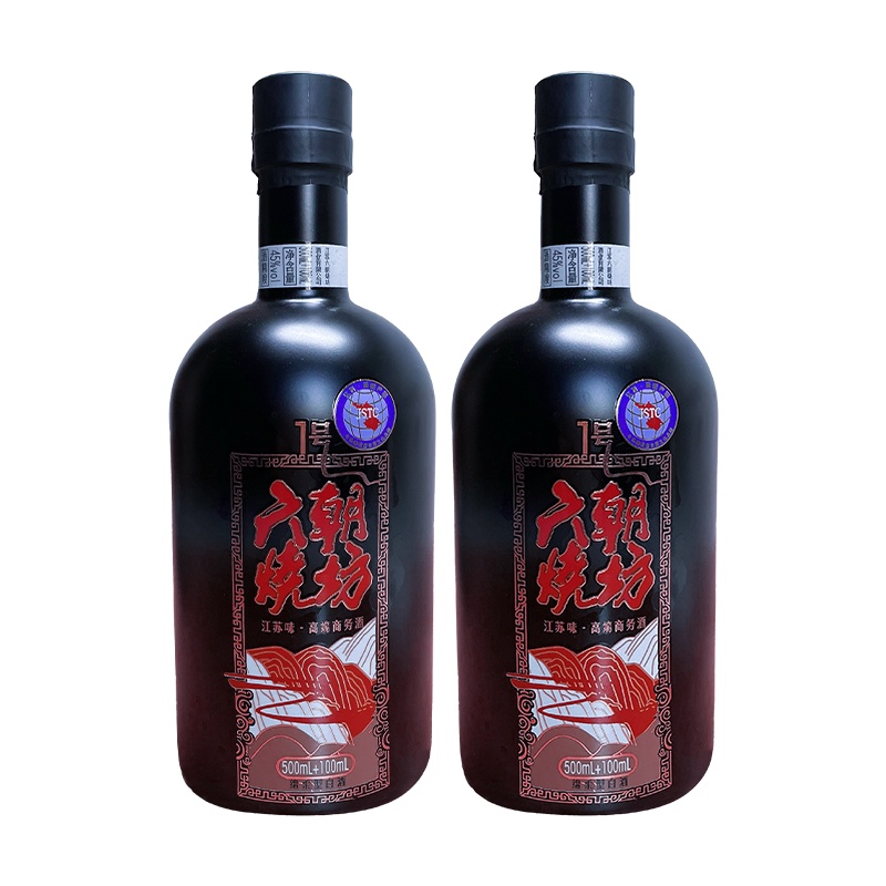 江苏六朝烧坊白酒1号 浓香型 45度 600ml*2瓶