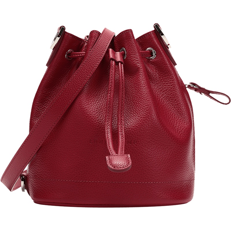 LONGCHAMP 珑骧 女款LE FOULONNE系列小号牛皮水桶包单肩斜挎包 10061 021