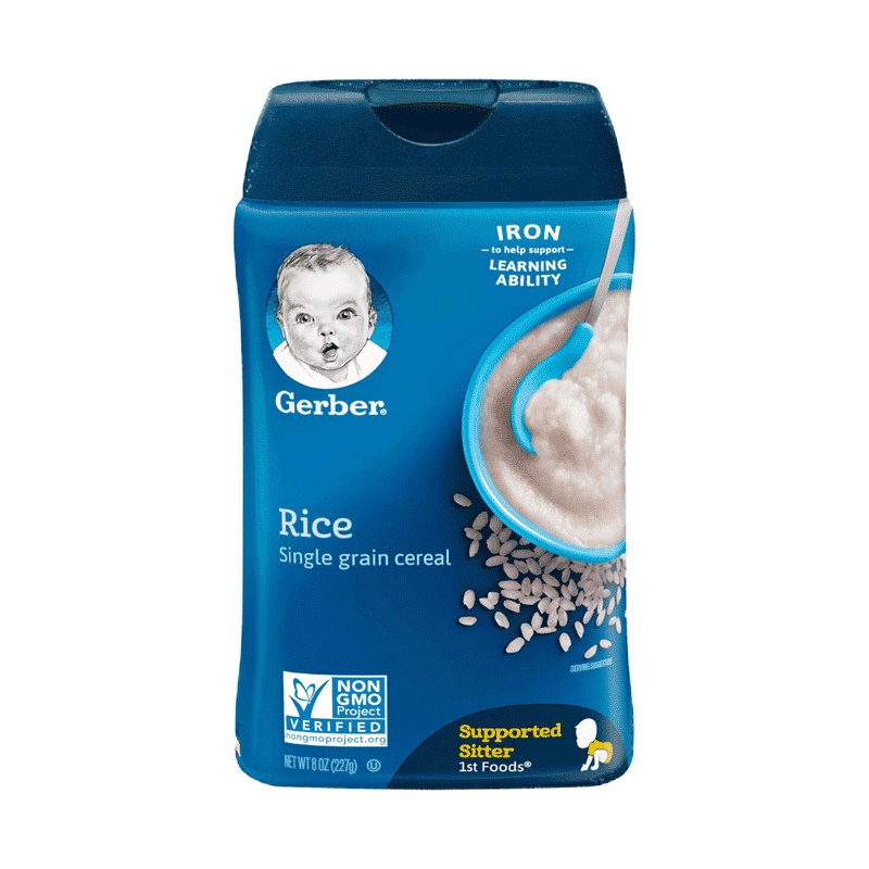 [临期效期至3月或4月]嘉宝(Gerber)纯大米米粉 1段 227g/罐装 原装进口 6个月以上