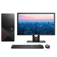 戴尔(DELL)成就3881 带23.8英寸显示器 高性能娱乐办公家用台式电脑整机 (酷睿i7-10700 16G内存 1T+256G 2G独显 win10)定制