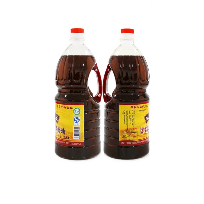 【中华特色】无为馆 赵老五牌 浓香压榨菜籽油2.5L 饭店酒店居家炒菜烹饪食用菜籽油 华东