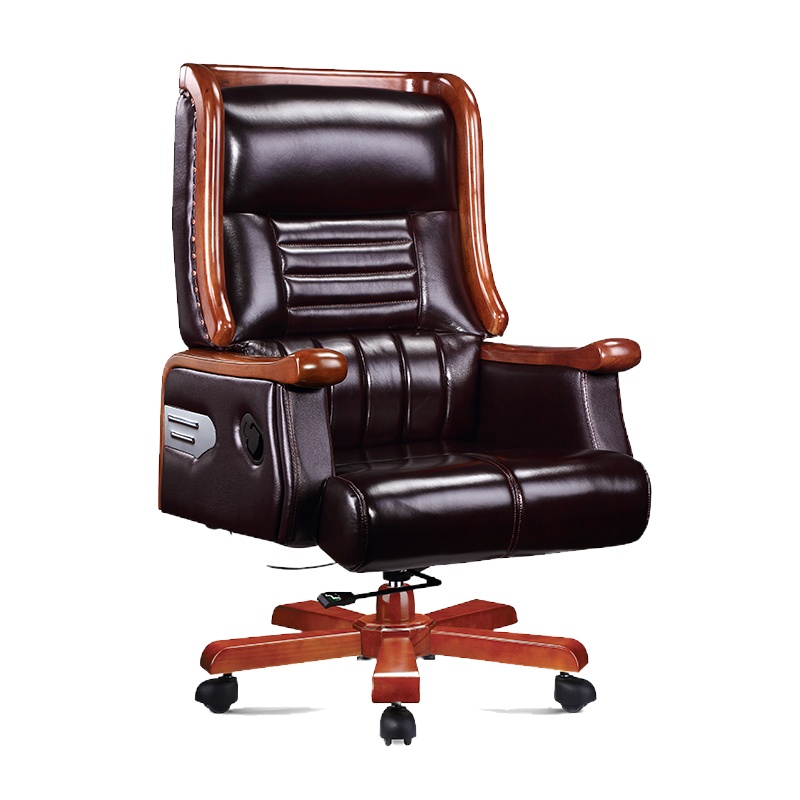 [硕辉]RJ-A2678班椅 牛皮老板办公转椅 750*820*1200mm